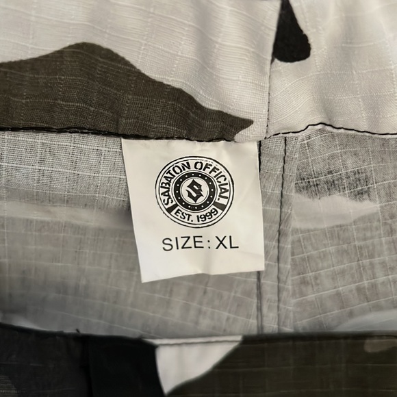 Sabaton Ripstop Camo Cargo Pants Heavy Metal - Picture 12 of 13